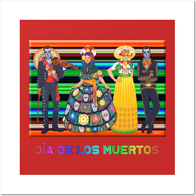 Día de los Muertos Wall Art by Afrocentric-Redman4u2